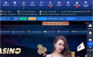 Nhà cái uy tín QH88 khuynh đảo thị trường cá cược