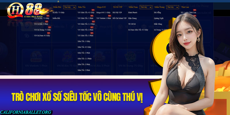 Trò chơi xổ số siêu tốc vô cùng thú vị